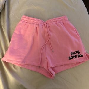 Pink Graphic Shorts